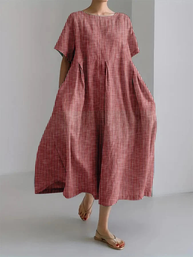 Bianca – Striped Retro Dress