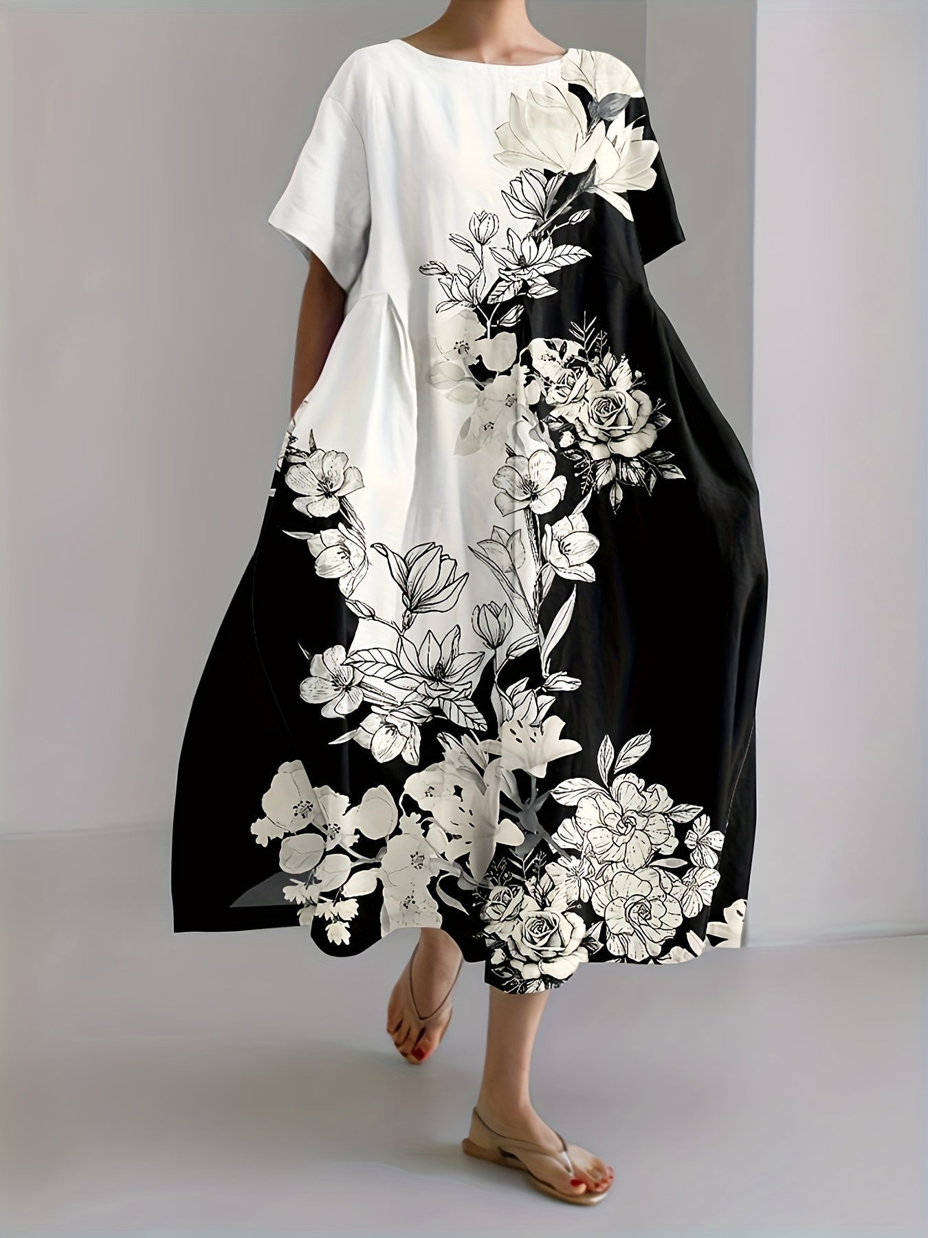Luna - Midi Dress from the Garden