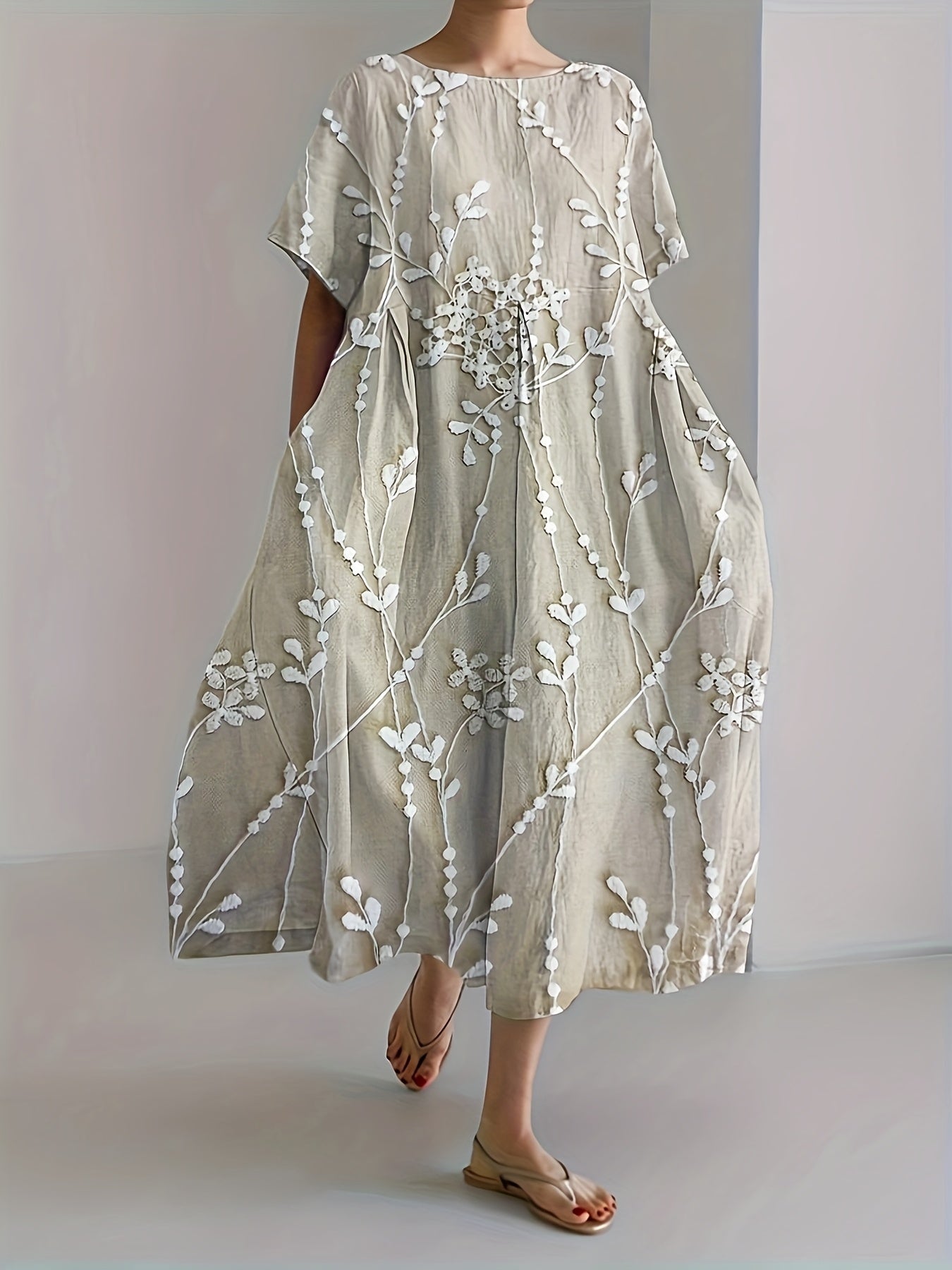 Maria - Garden Dress Ivory
