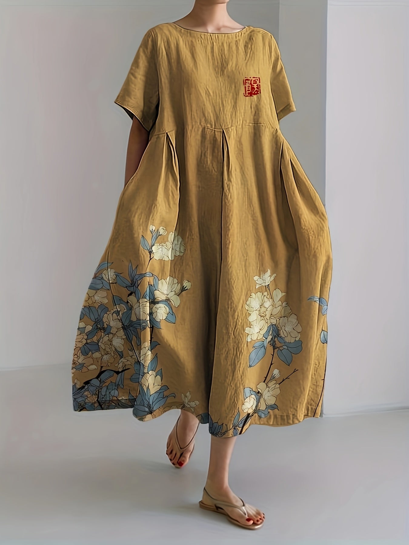 Seline - Midi Golden Flower