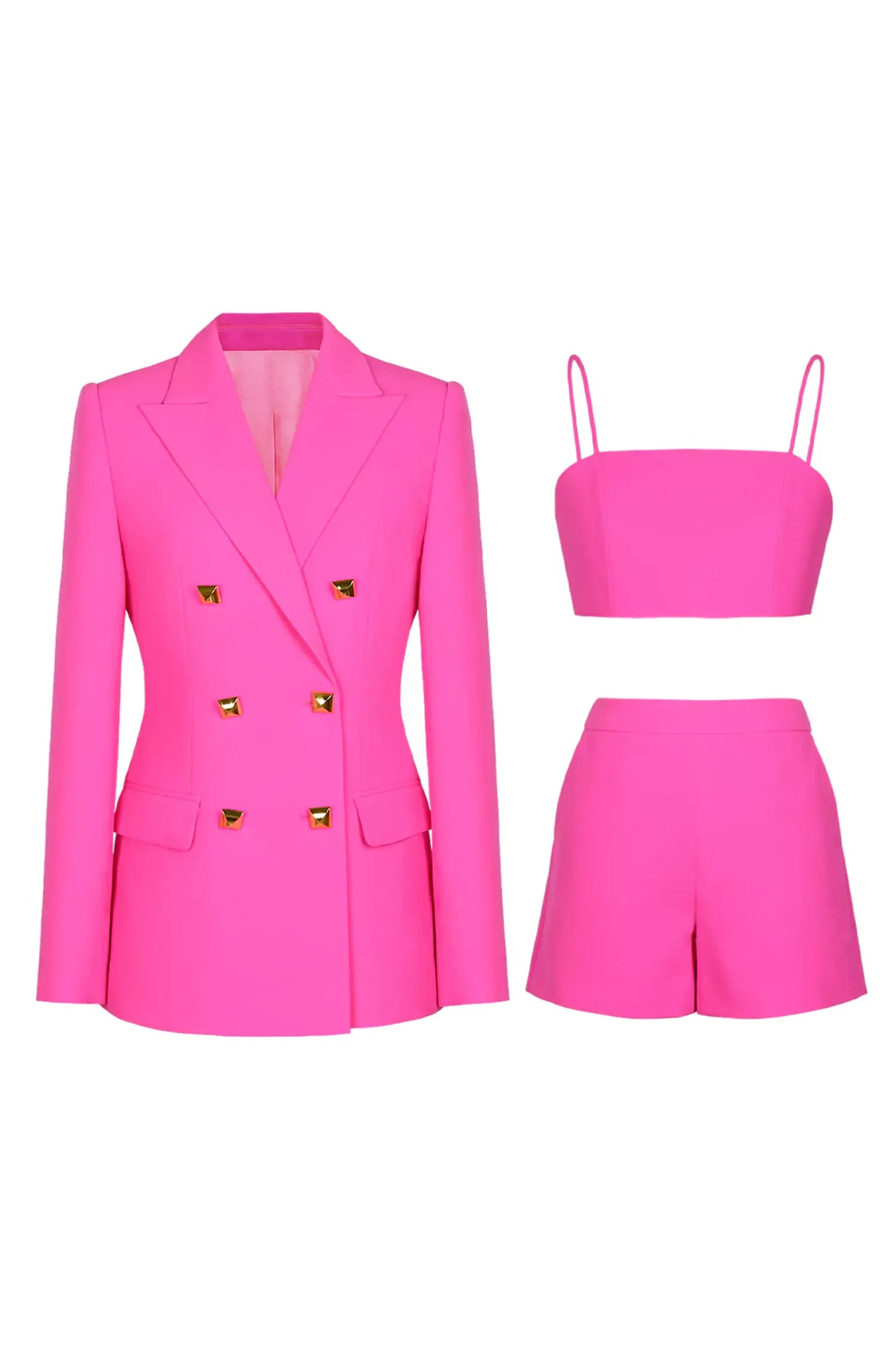 Adalee Rose Red Blazer Set