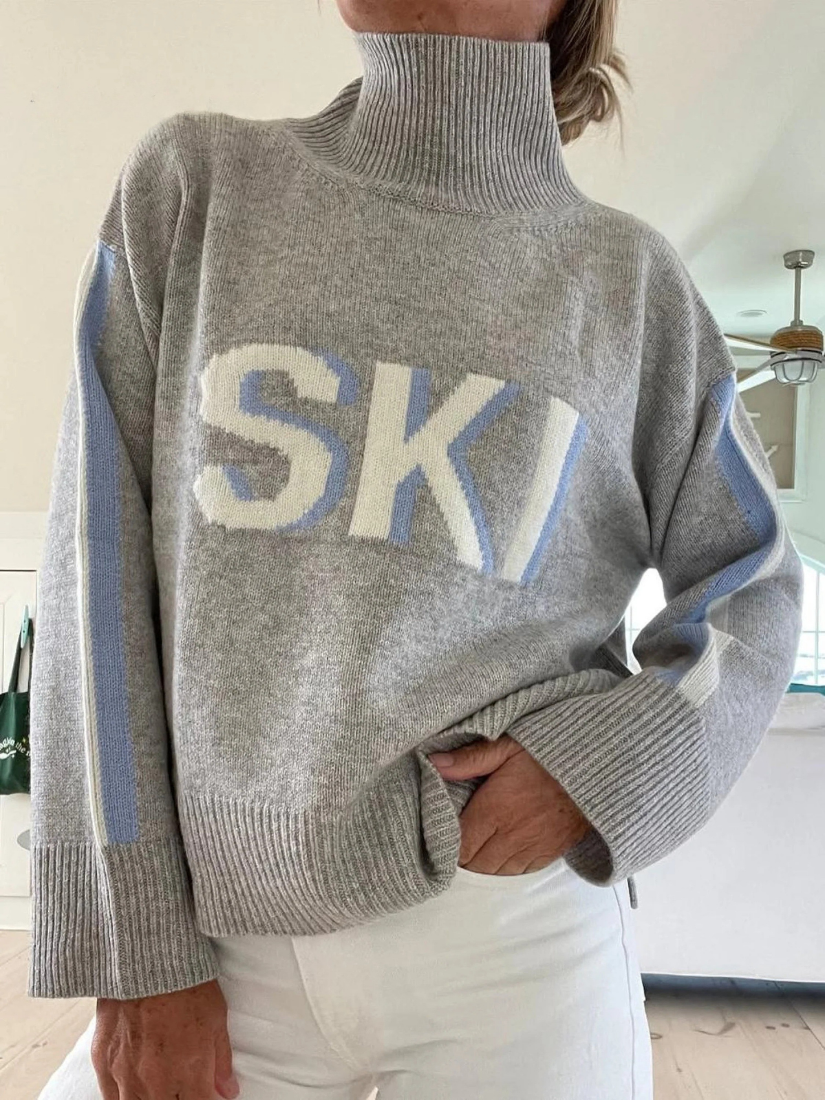 Martyna™ - Stylish Retro-Style Cashmere Ski Sweater