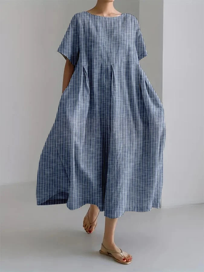 Bianca – Striped Retro Dress