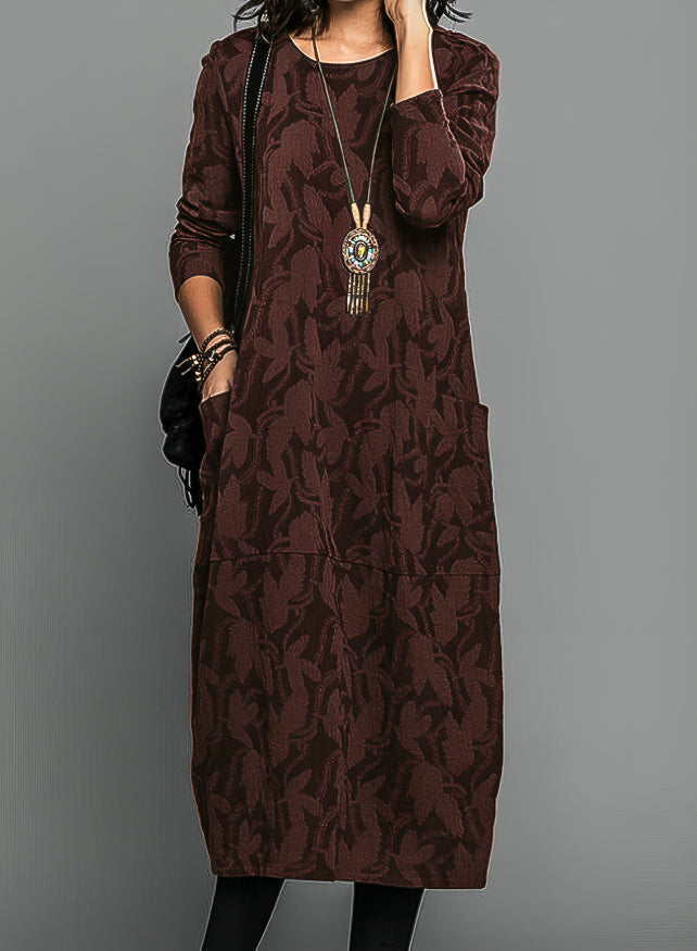 Madeleine | Warm winter dress with elegant cut