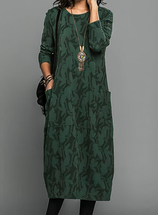 Madeleine | Warm winter dress with elegant cut