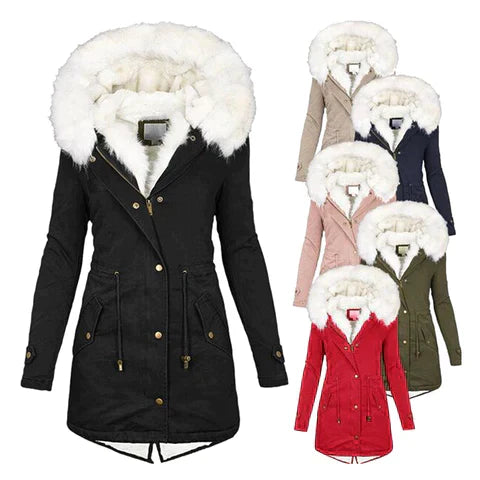 Giulia | Winter Coat with Faux Fur Lining
