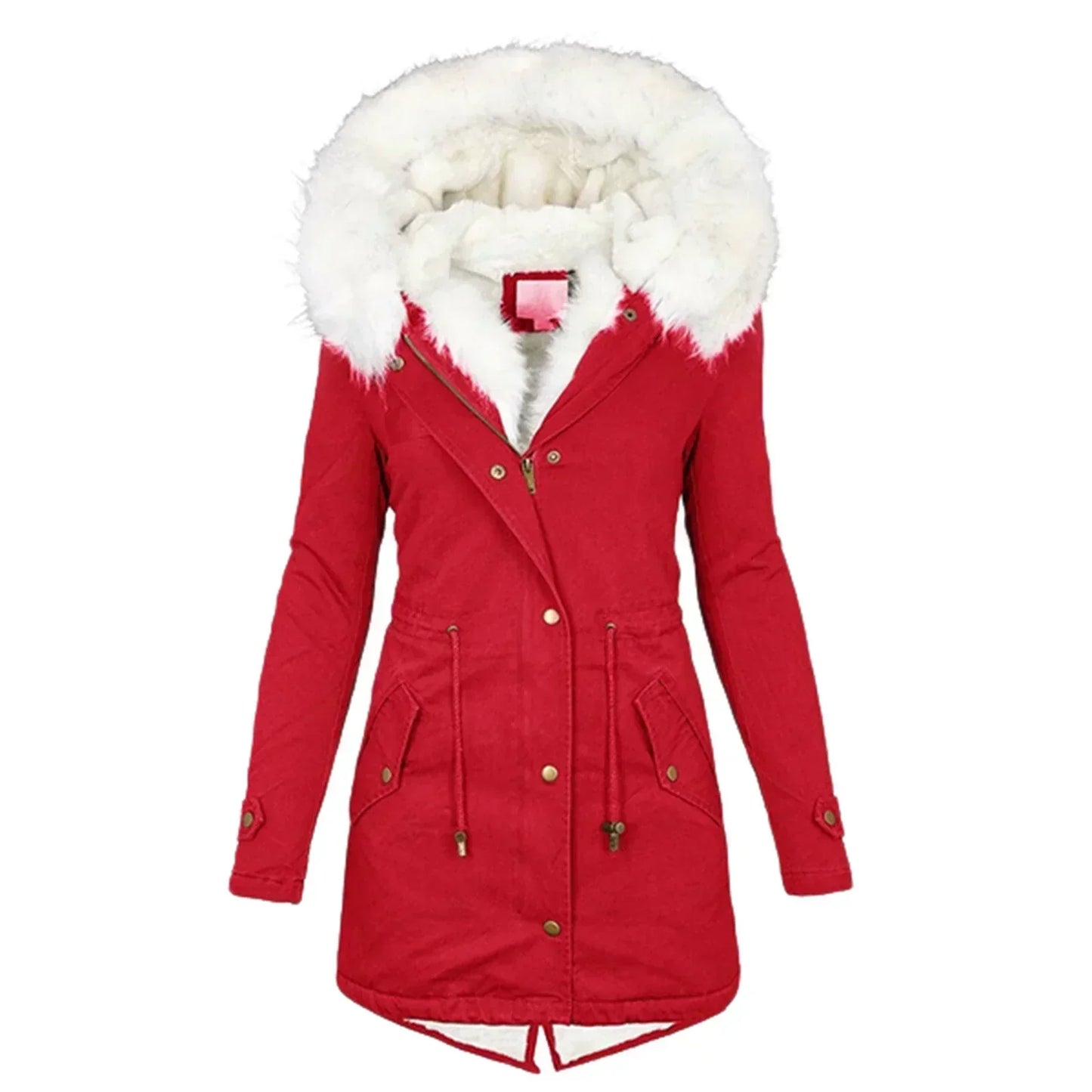 Giulia | Winter Coat with Faux Fur Lining