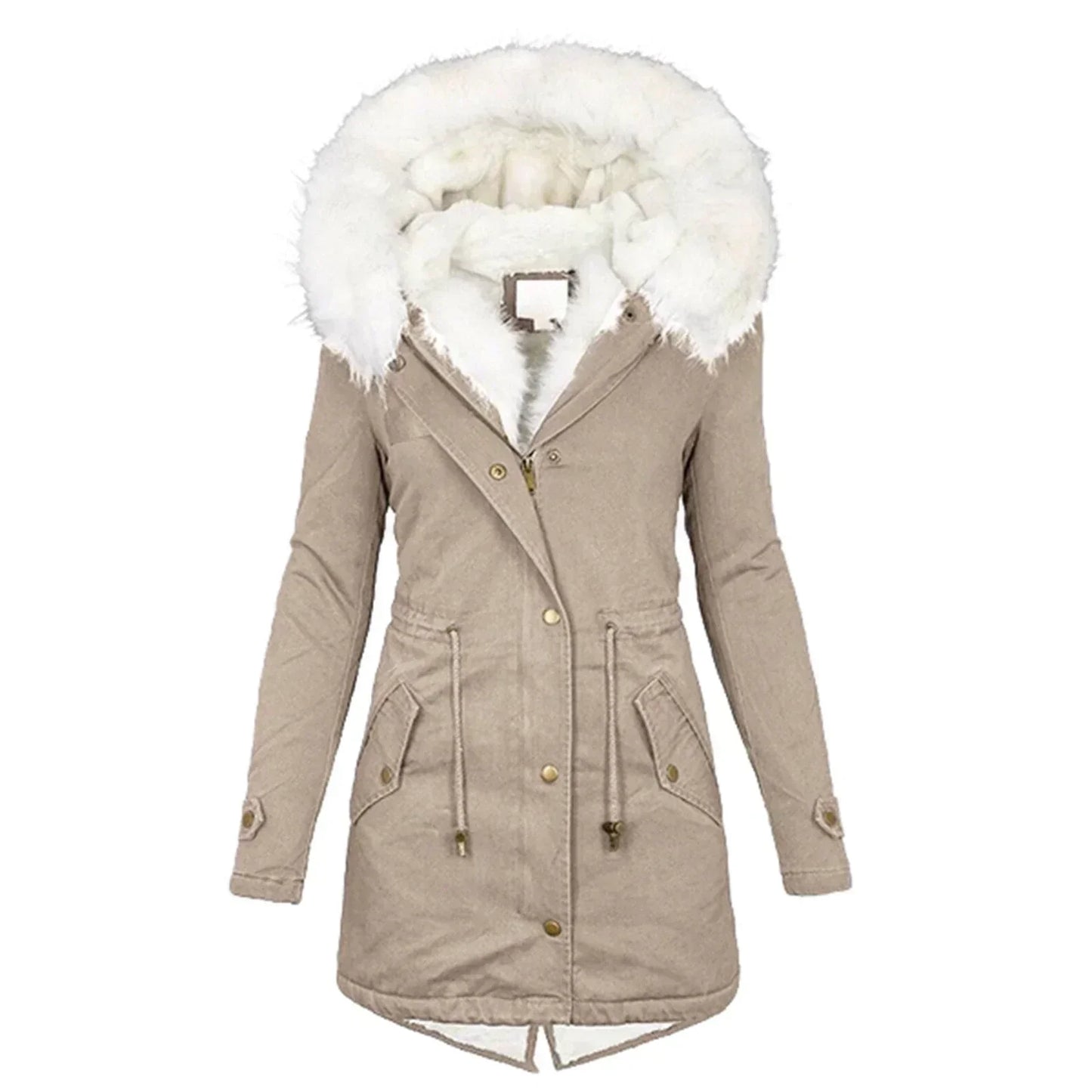 Giulia | Winter Coat with Faux Fur Lining