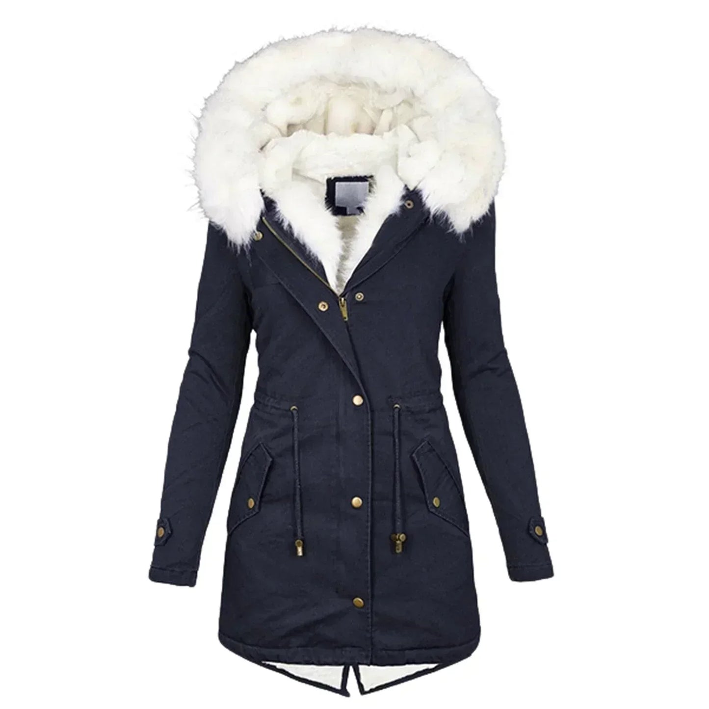 Giulia | Winter Coat with Faux Fur Lining