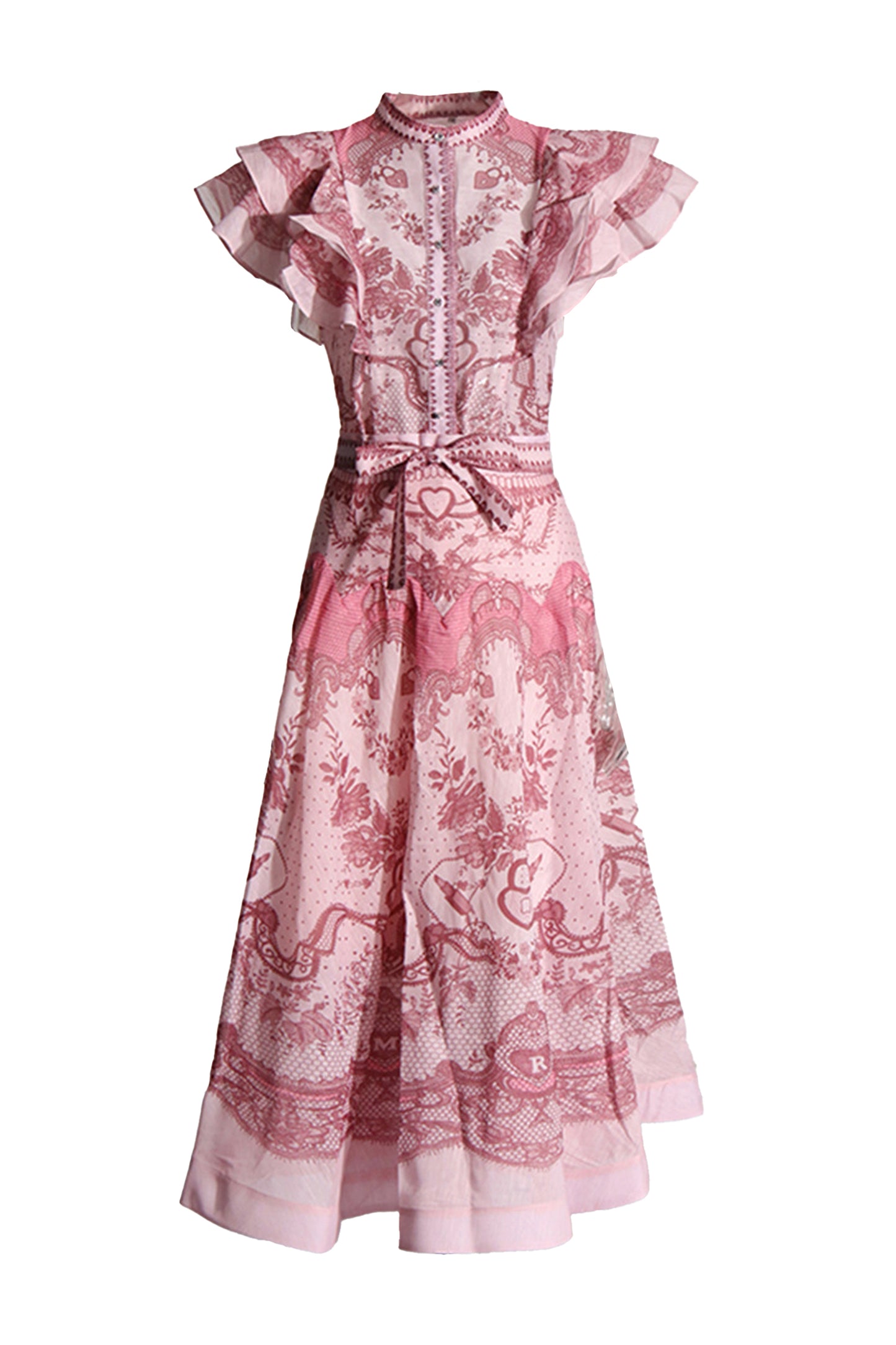 Jimmy Pink Flower Printed Set