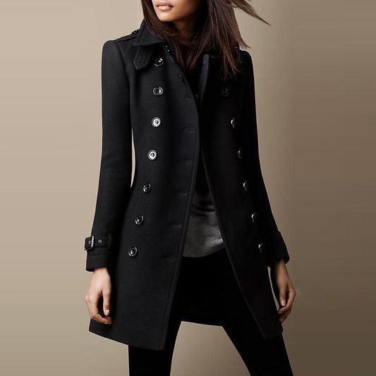 Cinzia™ | Long Coat, Handcrafted