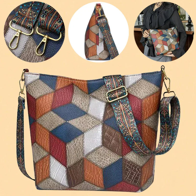 Zavelli | Handbag in Mosaic Shape