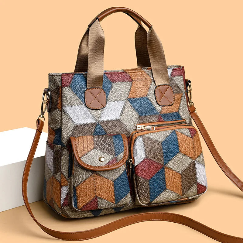Zavelli | Handbag in Mosaic Shape