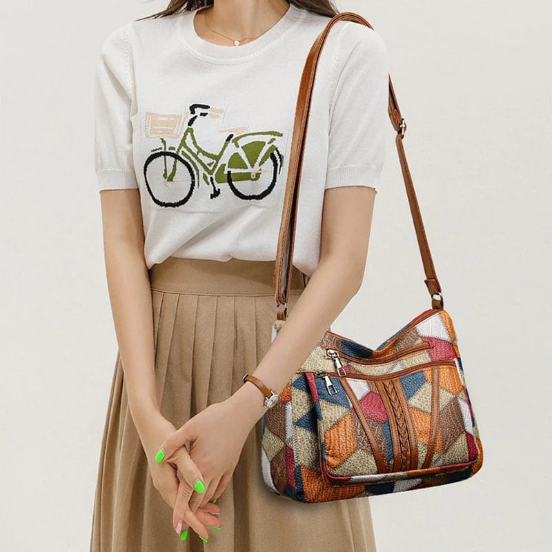 Zavelli | Handbag in Mosaic Shape