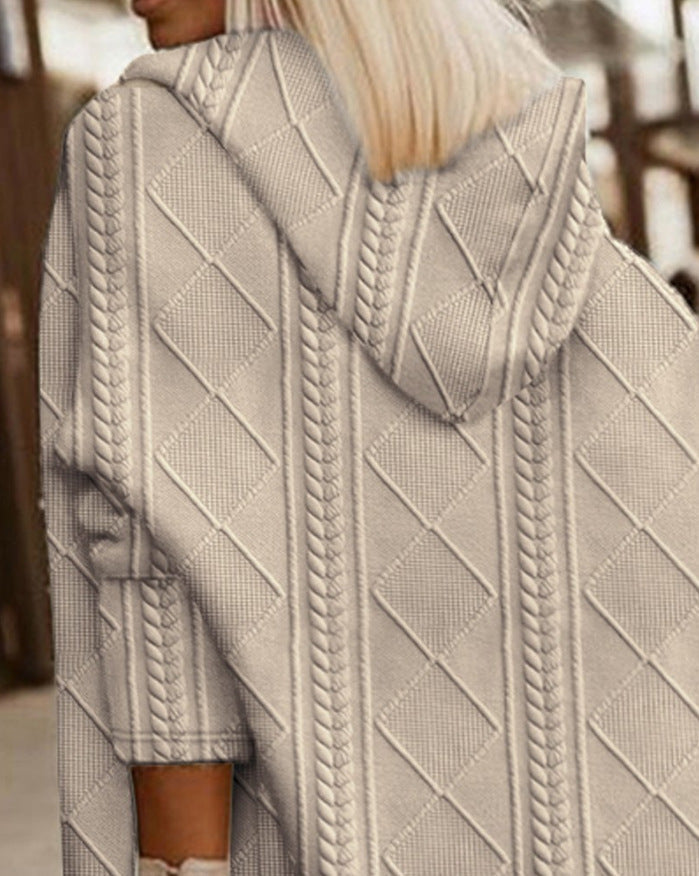 Monalisa | Long Hooded Cardigan