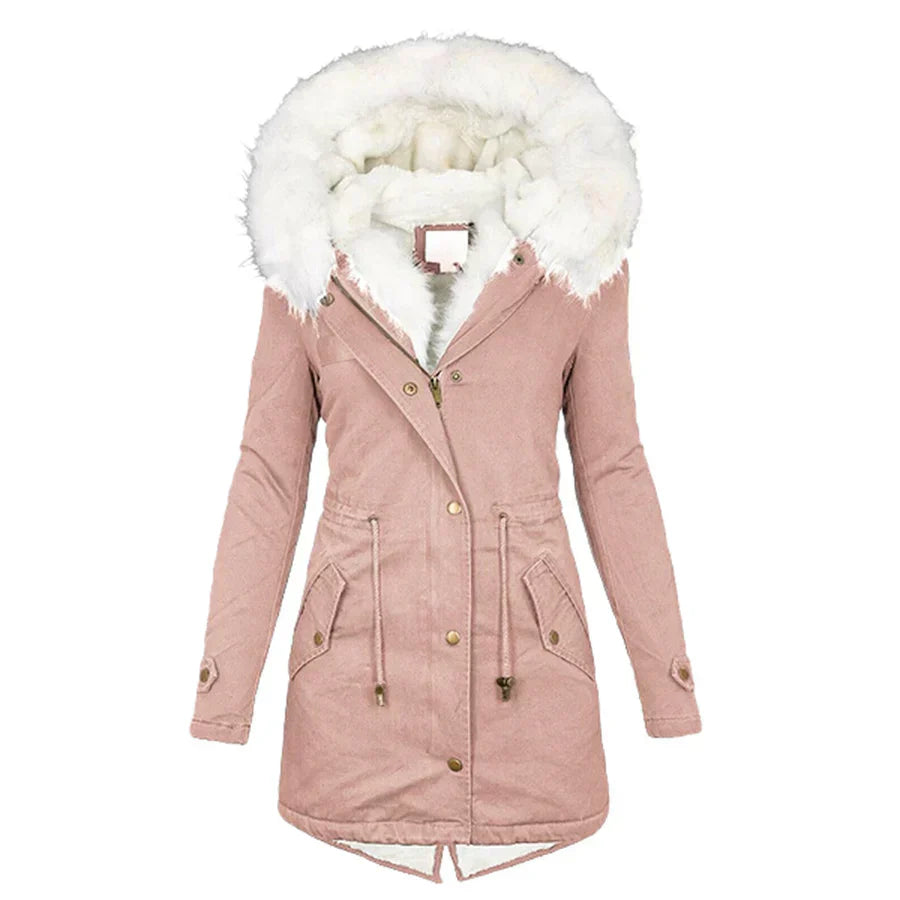 Giulia | Winter Coat with Faux Fur Lining